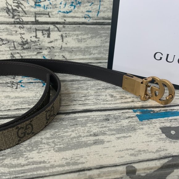 GGMarmont Reversible Thin Leather BeltStyle ‎6594 main image 5